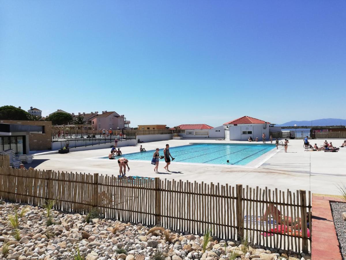 Appartement Tout Confort A Cap Coudalere Avec Vue Magnifique Sur Le Canigou Au Bord Du Lac - Check In Automatise - Parking Gratuit - Aire De Jeux D'Enfants - Le Barcarès المظهر الخارجي الصورة