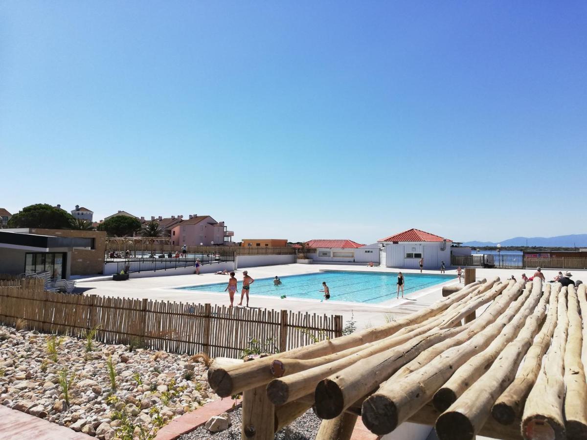 Appartement Tout Confort A Cap Coudalere Avec Vue Magnifique Sur Le Canigou Au Bord Du Lac - Check In Automatise - Parking Gratuit - Aire De Jeux D'Enfants - Le Barcarès المظهر الخارجي الصورة
